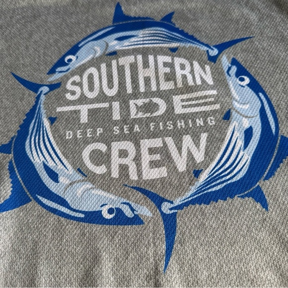 Southern Tide L/S Men’s Grey Activewear Graphic Tee Size S - Picture 12 of 13